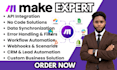 fix make com, made com, setup make com automation, make automation, make expert