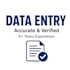 do accurate data entry with verification and quality check