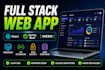 build a full stack web app using react, spring boot, or mern stack