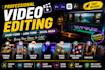 cooking video editing,social media,podcast video editing