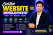 develop a custom website using reactjs, nextjs and nodejs