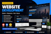 design and develop a modern website using HTML CSS javascript