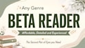 ya beta reader, cozy mystery beta reader thriller beta reader sci fi beta reader