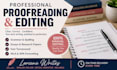 proofread and edit your essay article and or blog post