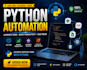 develop python automation scripts, bots and custom tools