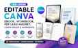 canva ebook design redesign journal design workbook design pdf book formatting