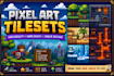 design pixel art tilesets, backgrounds, and animations