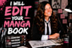 edit your manga book