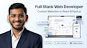 be your full stack web developer for custom website development