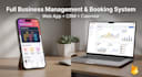 build a custom CRM and appointment booking web app using firebase