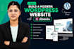 build a modern wordpress website with elementor