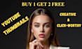 design eye catching  creative thumbnails