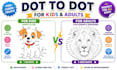 create custom dot to dot puzzle activity pages or book easy or challenging