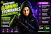 create modern gaming logo for streamers