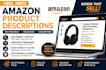 write SEO friendly amazon product descriptions and bullet points