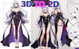 convert 2d vtuber avatar pngtuber avatar from vrm 3d vtuber model live2d rigging