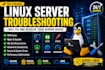 troubleshoot and fix linux server issues
