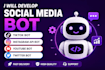 develop social media bot, tiktok bot, twitter bot, instagram bot, youtube bot,