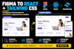 convert figma to react tailwind responsive website