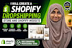 design or redesign a professional shopify store