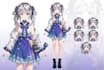 design a furry reference sheet, fursona ref sheet and character design