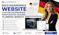 build squarespace website custom squarespace responsive design plumbing website