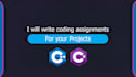 write code assignments for you