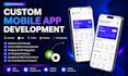 develop custom mobile app for android and ios mobile app with flutter