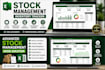 create excel inventory management dashboard