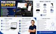 provide remote fix pos software and hardware issues