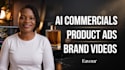 create ai commercial video, ai product video ads using veo3 seedance 2 kling ai