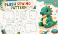 create a custom plush sewing pattern for plushie and stuffed animal production
