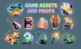 create game asset concept art and prop design