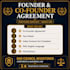 draft startup founder agreement and term sheet