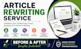 high quality content rewriting service