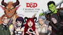 create your dnd or ttrpg character in a high quality and no ai