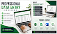 do accurate data entry, excel data typing, and web research