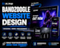 design bandzoogle website, bandzoogle