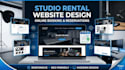 studio rental website, photography studio website, podcast studio website