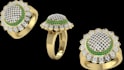 create a vintage diamond engagement ring cad model and stl file
