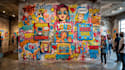 create graffiti pop art canvas designs and murals