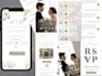 design a premium interactive wedding website with countdown