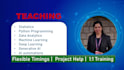 teach python ai agents, llms, data science and automation
