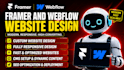 framer, webflow website framer landing page webflow cms framer design webflow