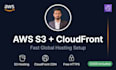 deploy your static website on AWS s3 and cloudfront CDN