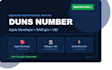 get your d u  n s number, fix apple developer or sam entity matching errors