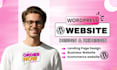 build wordpress website, design and redesign wordpress website, landing page