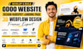 develop build odoo website design hubspot landing page 3d webflow design framer
