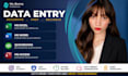 do data entry in excel, word and microsoft office tasks