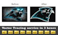 manual vector tracing, vectorize services